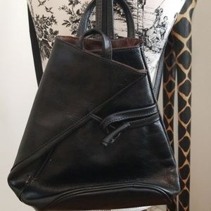 Genuine leather backpack/purse